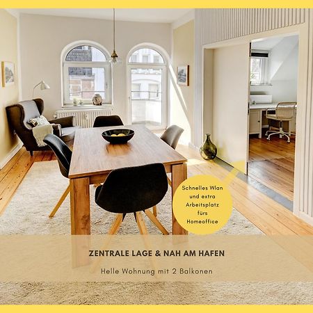 Mittendrin - Apartment Mit 2 Balkonen Sehr Zentral Flensburg Dış mekan fotoğraf