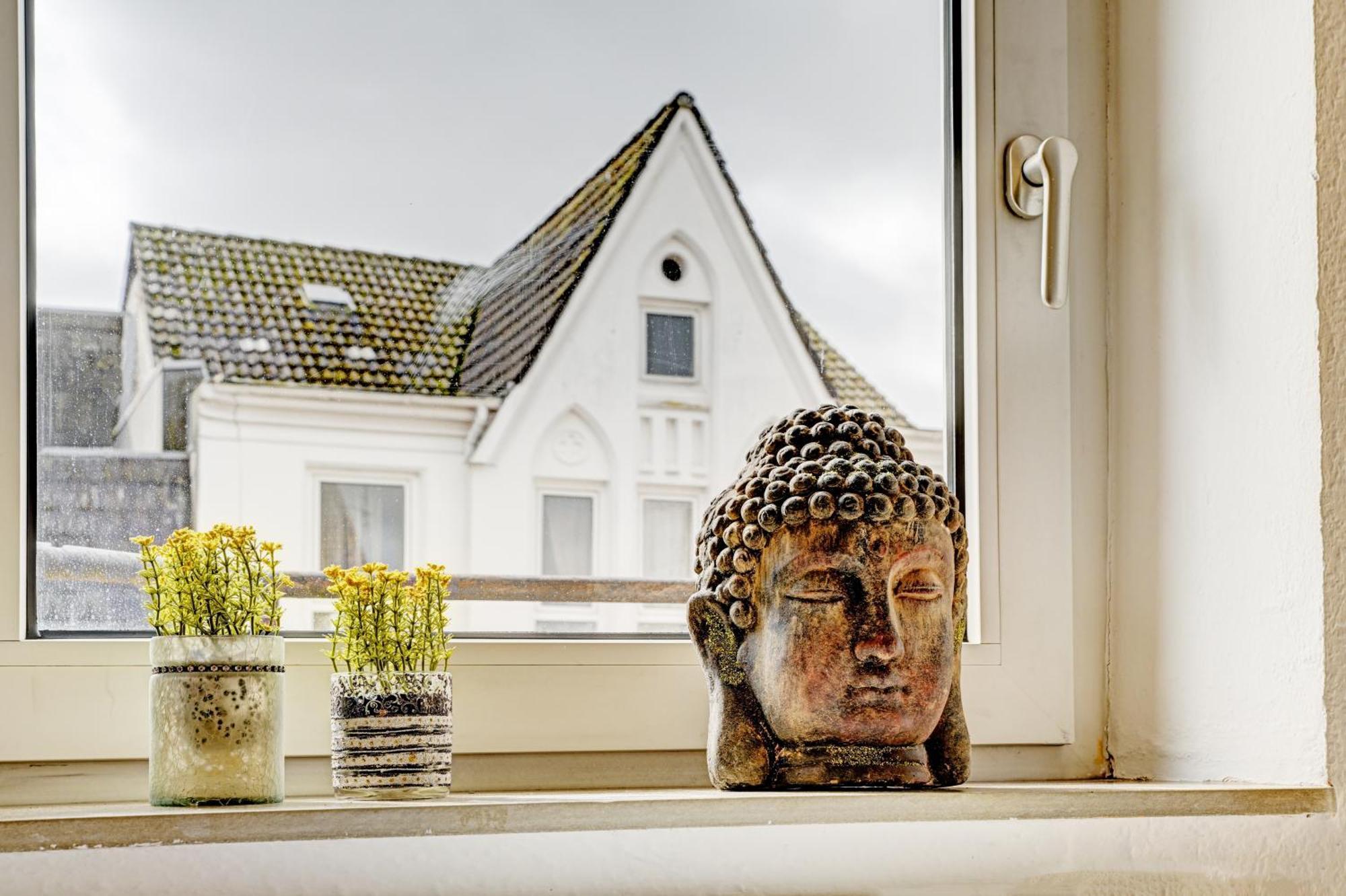 Mittendrin - Apartment Mit 2 Balkonen Sehr Zentral Flensburg Dış mekan fotoğraf