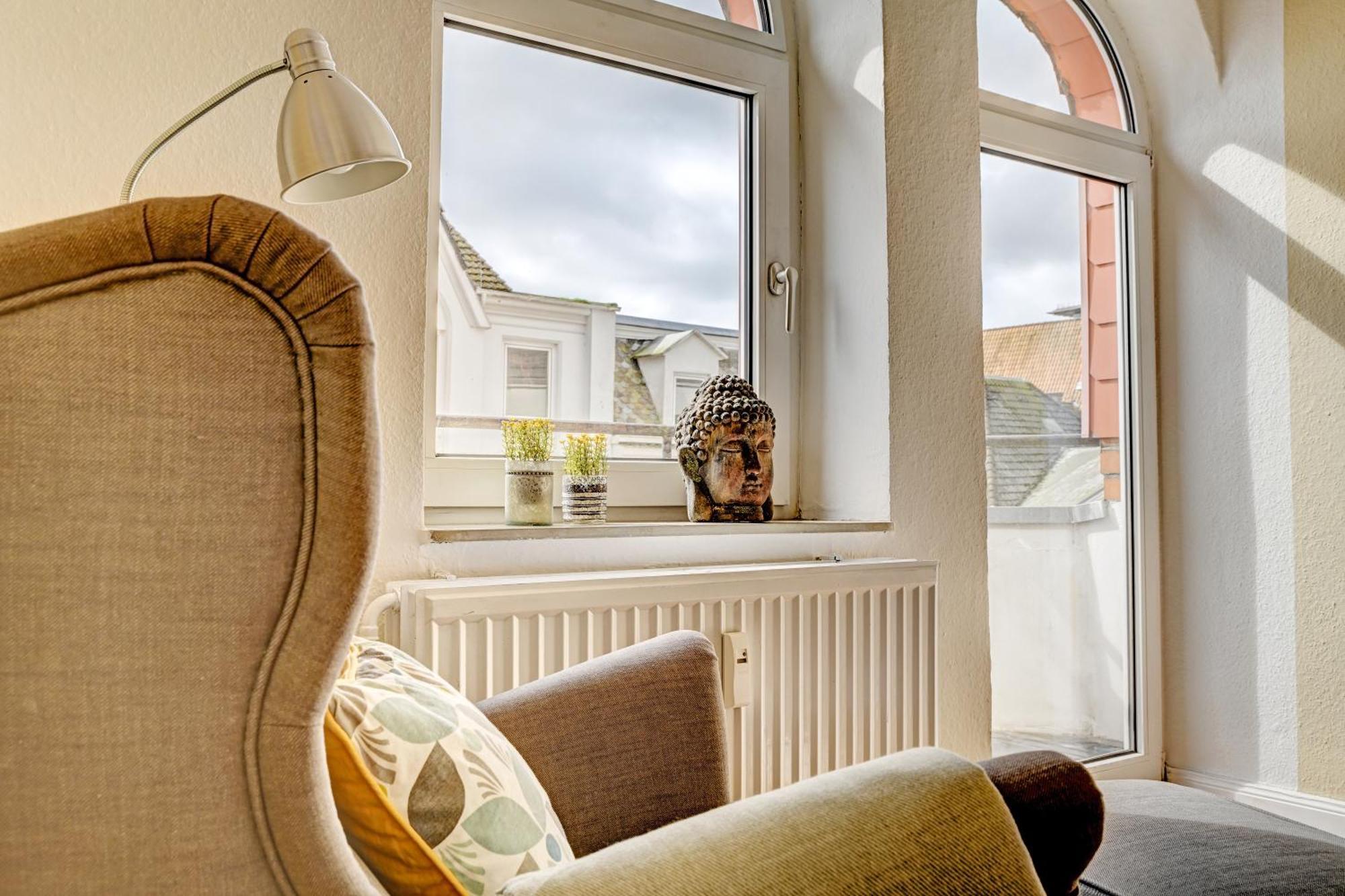 Mittendrin - Apartment Mit 2 Balkonen Sehr Zentral Flensburg Dış mekan fotoğraf