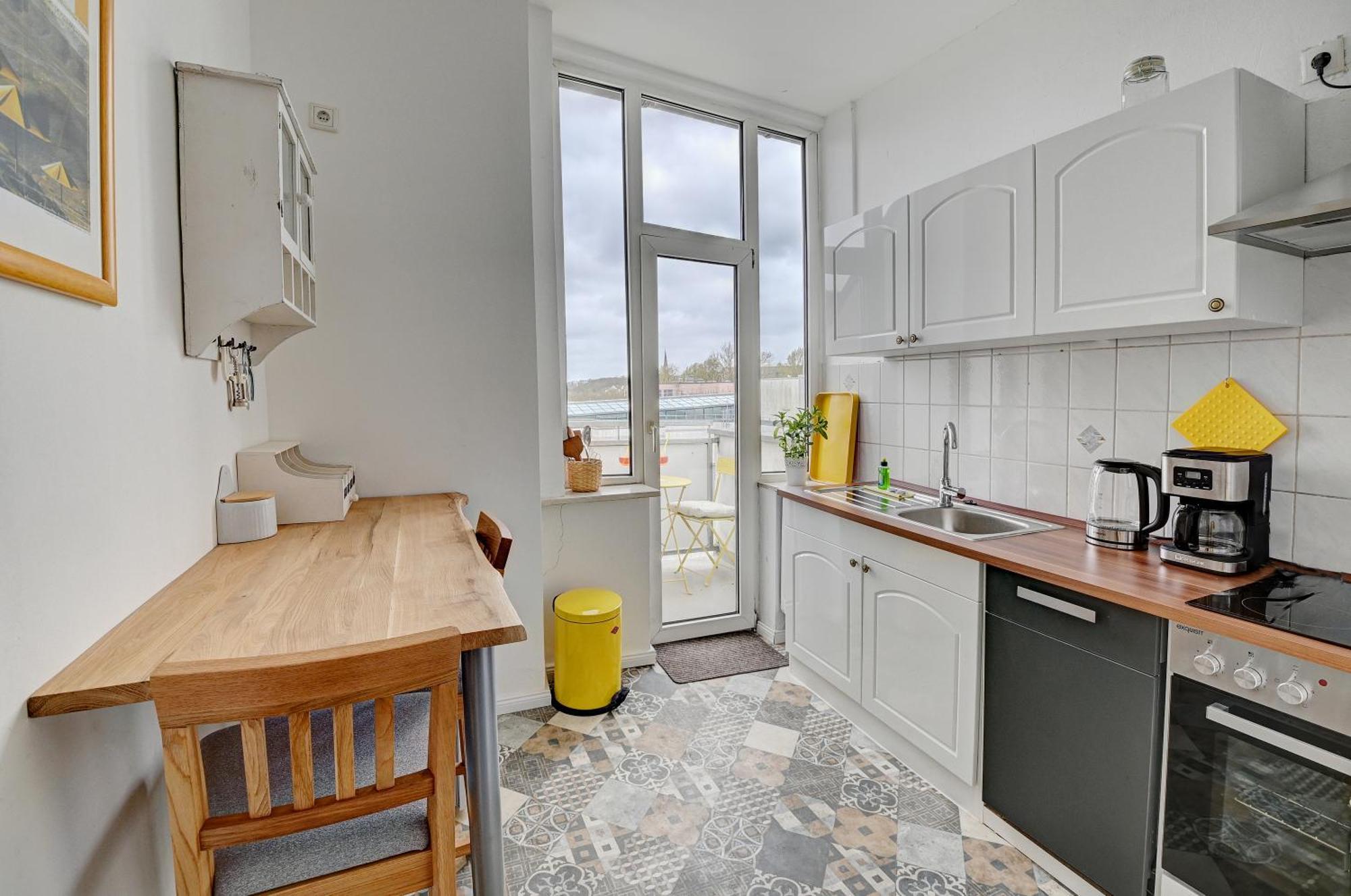 Mittendrin - Apartment Mit 2 Balkonen Sehr Zentral Flensburg Dış mekan fotoğraf